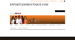 Desktop Screenshot of effortlessboutique.com